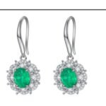 Emerald Green Drop Earrings – CE003