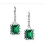 Emerald Green Drop Earrings – CE005