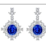 Sapphire Blue Bridal Earrings – CE012