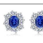 Sapphire Blue Drop Earrings – CE017