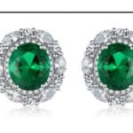 Emerald Green Drop Earrings – CE019