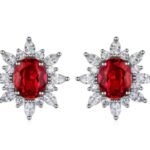 Ruby Red Drop Earrings – CE021