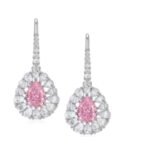 Rose Pink Bridal Earrings – CE026
