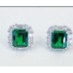 Emerald Green Drop Earrings – CE033