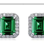 Emerald Green Stud Earrings – CE034