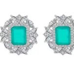 Sapphire Blue Drop Earrings – CE036