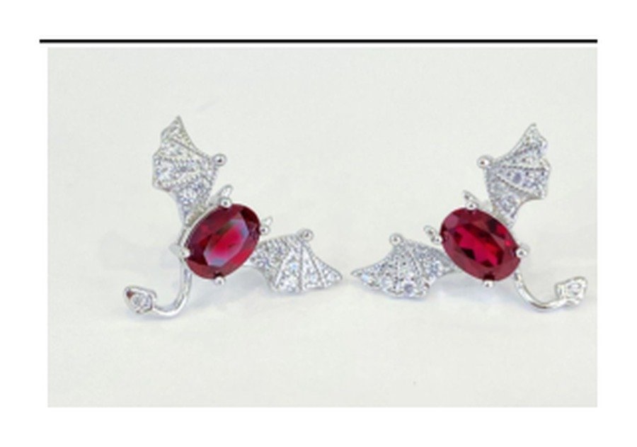 CE037 Sapphire Blue Stud Earrings – CE037 - Image 1