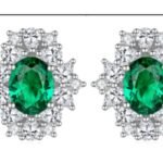 Emerald Green Stud Earrings – CE049