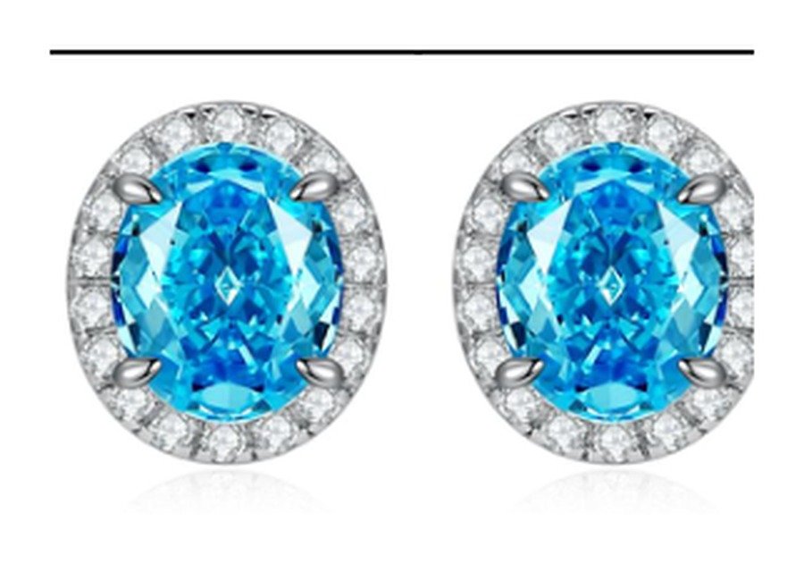 CE060 Sapphire Blue Drop Earrings – CE060 - Image 1