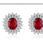Ruby Red Stud Earrings – CE062