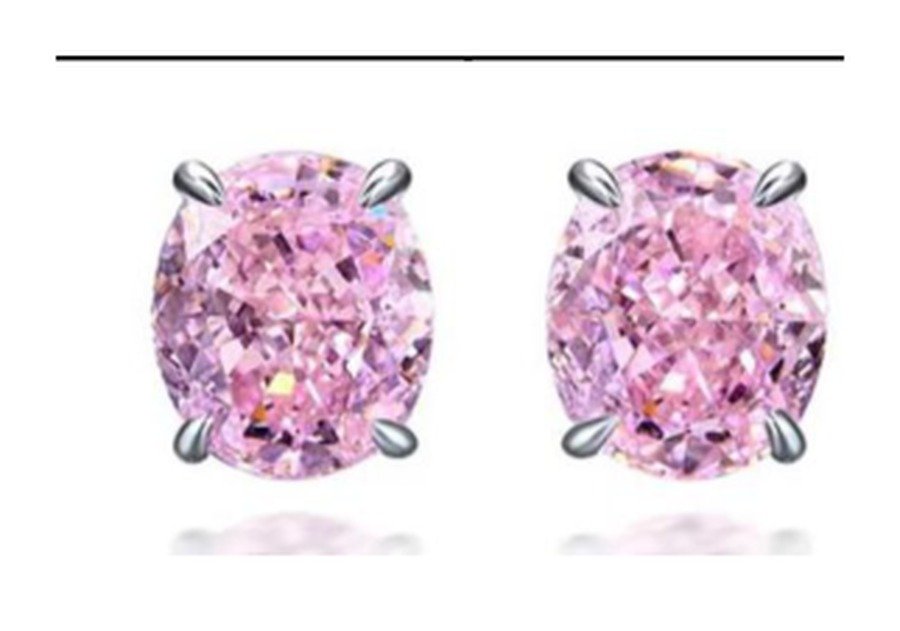 CE064 Rose Pink Drop Earrings – CE064 - Image 1