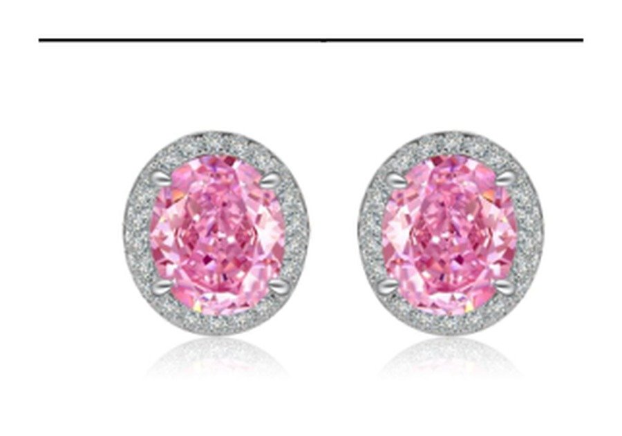 CE065 Rose Pink Drop Earrings – CE065 - Image 1