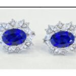 Sapphire Blue Drop Earrings – CE073
