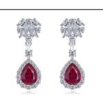 Rose Pink Drop Earrings – CE076