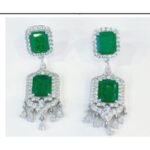 Emerald Green Bridal Earrings – CE088