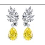 Champagne Yellow Drop Earrings – CE091