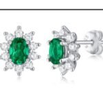 Emerald Green Stud Earrings – CE092
