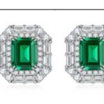 Emerald Green Stud Earrings – CE109