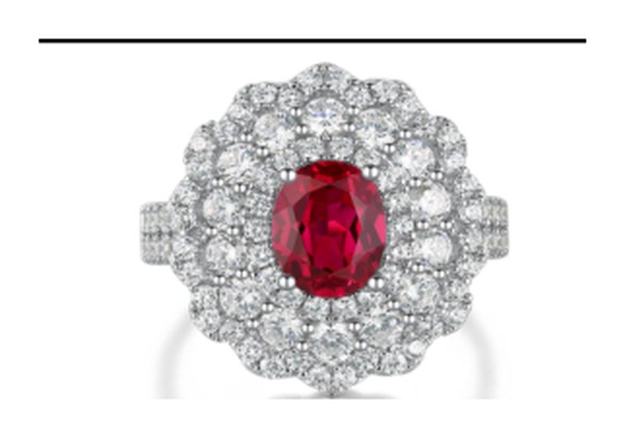 CJ001 Ruby Red Statement Ring – CJ001 - Image 1