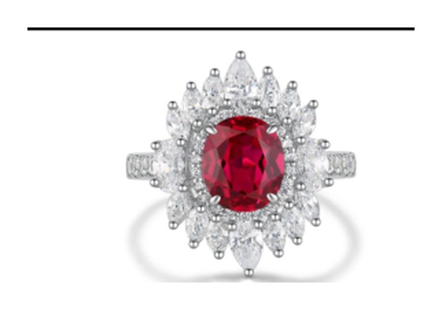 CJ002 Ruby Red Statement Ring – CJ002 - Image 1