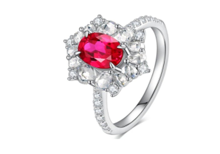 CJ007 Ruby Red Statement Ring – CJ007 - Image 1