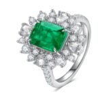 Emerald Green Statement Ring – CJ014