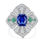 Multicolor Gemstone Engagement Ring – CJ018