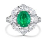 Emerald Green Statement Ring – CJ023
