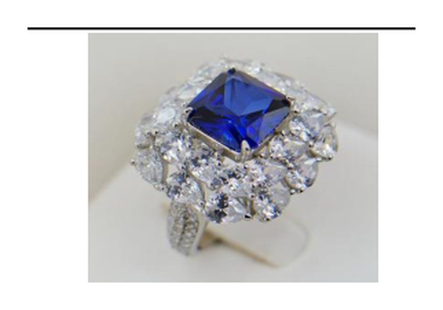 CJ040 Multicolor Gemstone Engagement Ring – CJ040 - Image 1