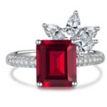 Multicolor Gemstone Engagement Ring – CJ049