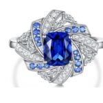 Sapphire Blue Statement Ring – CJ065