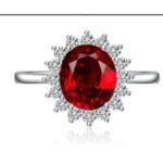 Ruby Red Adjustable Stackable Ring – CJ069