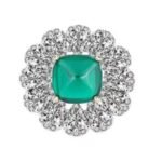 Emerald Green Gemstone Engagement Ring – CJ078