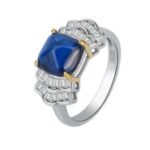 Sapphire Blue Statement Ring – CJ083