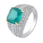 Sapphire Blue Gemstone Engagement Ring – CJ085
