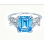 Sapphire Blue Gemstone Engagement Ring – CJ092