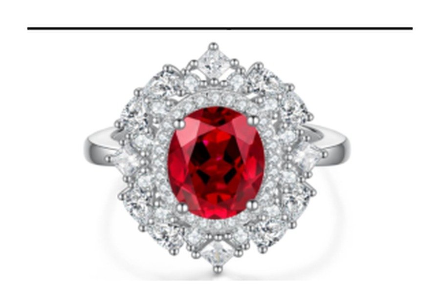 CJ095 Ruby Red Statement Ring – CJ095 - Image 1