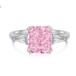 Rose Pink Floral-Inspired Ring – CJ102