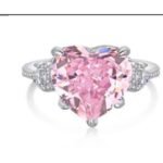 Rose Pink Gemstone Engagement Ring – CJ104