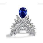 Sapphire Blue Gemstone Engagement Ring – CJ108