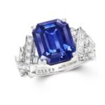 Sapphire Blue Gemstone Engagement Ring – CJ113