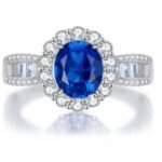 Sapphire Blue Statement Ring – CJ116