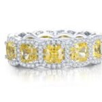 Champagne Yellow Gemstone Engagement Ring – CJ117