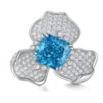 Sapphire Blue Gemstone Engagement Ring – CJ134