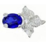Sapphire Blue Gemstone Engagement Ring – CJ142