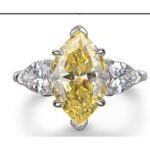 Champagne Yellow Gemstone Engagement Ring – CJ146
