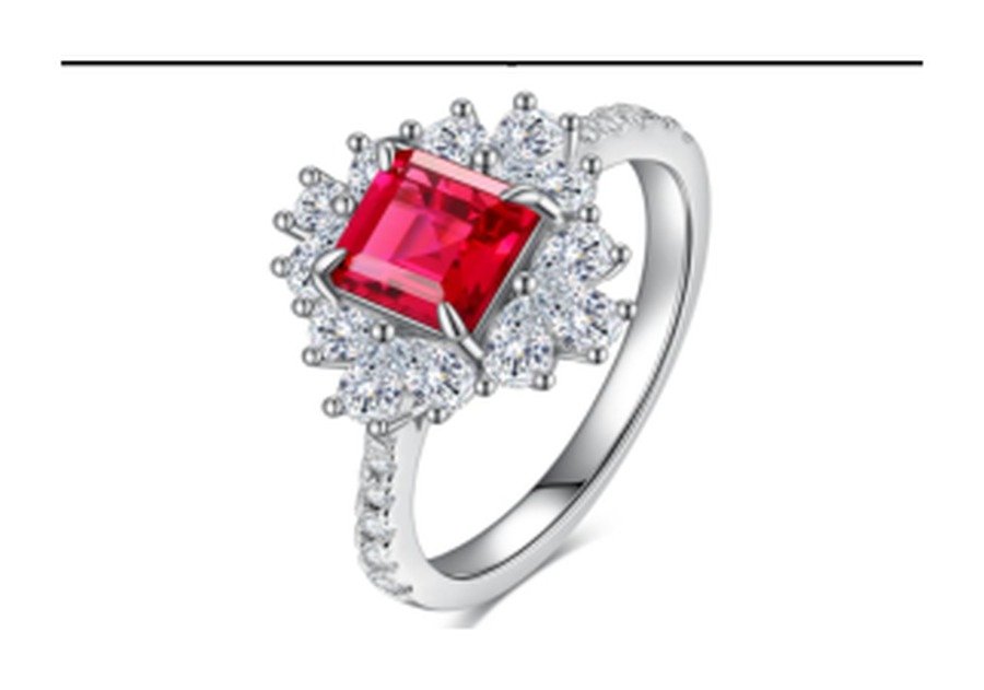 CJ147 Ruby Red Statement Ring – CJ147 - Image 1