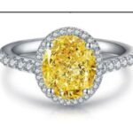 Champagne Yellow Gemstone Engagement Ring – CJ148