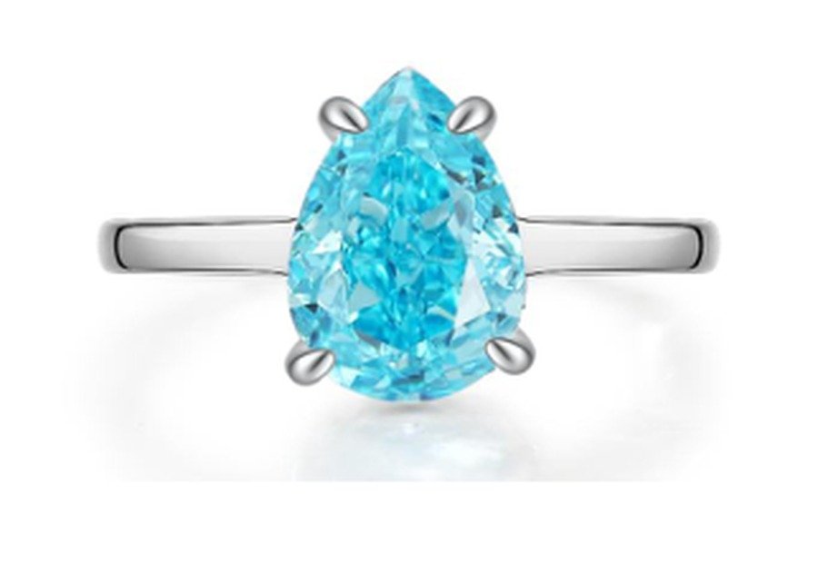 CJ161 Sapphire Blue Gemstone Engagement Ring – CJ161 - Image 1