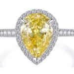 Champagne Yellow Gemstone Engagement Ring – CJ162